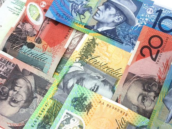 Piles of money